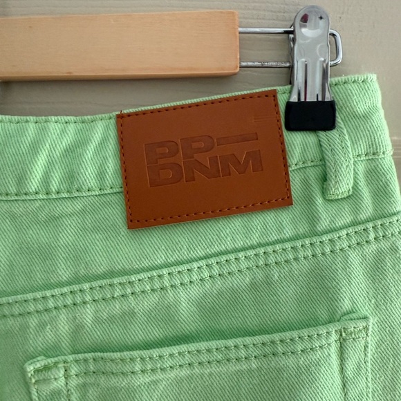 Princess Polly DENVER DENIM JEANS LIME GREEN - Picture 3 of 5